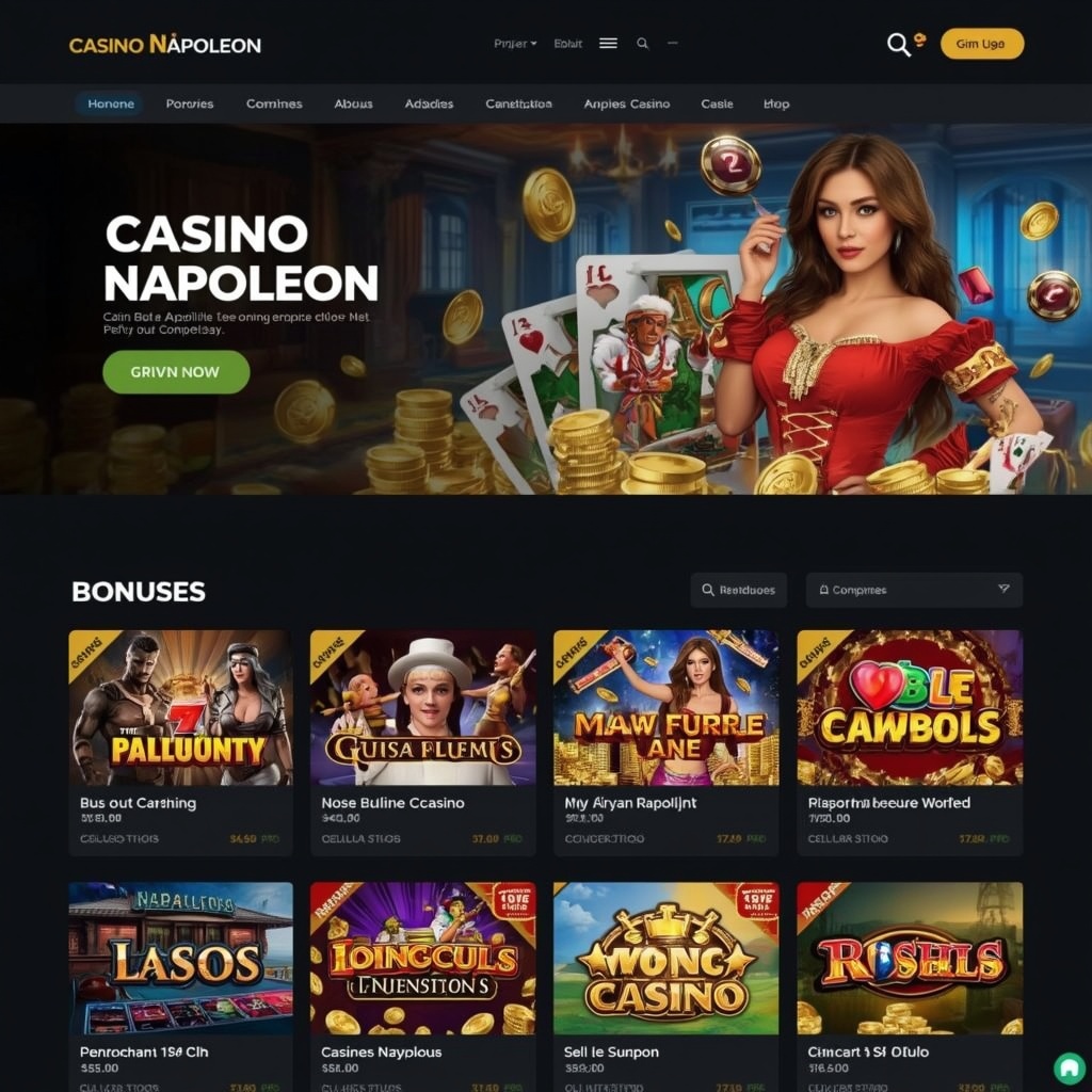 Casino Napoleon - Guide complet 2026: jeux, bonus et sécurité